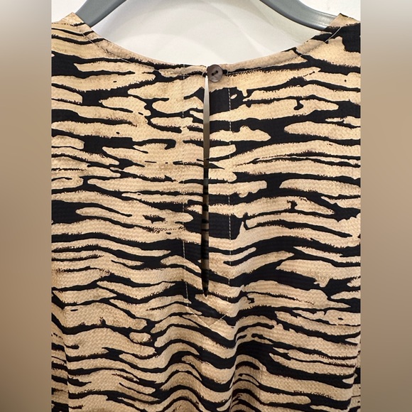 NEW Rails Ora Abstract Tiger Print Mini Dress Lightweight Ruffle Women’s Size S - Picture 12 of 16
